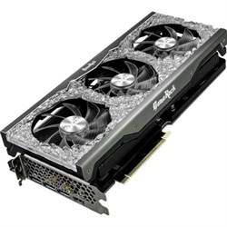 Видеокарта Palit PA-RTX3070 GAMEROCK 8G V1 LHR, GeForce RTX 3070, 8Gb, GDDR6, HDMI, DP - фото 51373627