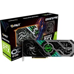 Видеокарта Palit PA-RTX3070 GAMINGPRO OC 8G V1 LHR, GeForce RTX 3070, 8Gb, GDDR6, HDMI, DP - фото 51373720
