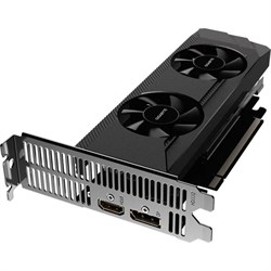 Видеокарта Gigabyte GV-R64D6-4GL, AMD Radeon RX 6400, 4Gb, 64 GDDR6, HDMI, DP low profile - фото 51373803