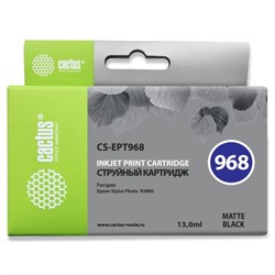 Картридж струйный Cactus CS-EPT968 черный матовый для Epson Stylus Photo R2880 (13мл) - фото 51374774