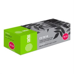 Тонер Картридж Cactus CS-TK18 черный для Kyocera Mita FS 1018/1020/1118 (7200стр.) - фото 51374845