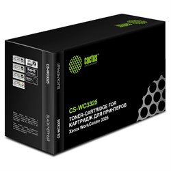 Картридж Cactus CS-WC3325 106R02312 для Xerox Work Centre 3325 (11000k), черный - фото 51374910