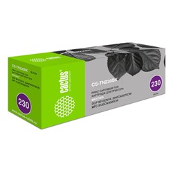 Картридж Cactus CS-TN230BK TN-230Bk, (HL-3040/3070/DCP-9010/MFC-9120), для Brother, чёрный - фото 51375067