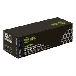 Картридж Cactus CS-C055BK 055 BK, для Canon LBP663Cdw/LBP664Cx/MF746Cx, 2300 страниц, цвет чёрный - фото 51375279