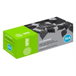 Картридж Cactus CS-CB436AS CB436A, для HP LJ P1505/ M1120/M1522, 2000 страниц, цвет чёрный - фото 51375334