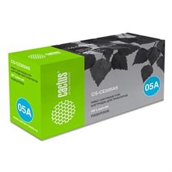 Картридж Cactus CS-CE505AS CE505A, для HP LJ P2055/P2035, 2300 страниц, цвет чёрный - фото 51375420