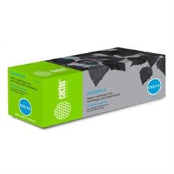 Картридж Cactus CS-CF211A CF211A, для HP LJ Pro 200 M251/M276, 1800 страниц, цвет голубой - фото 51375435