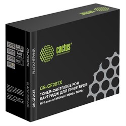 Картридж Cactus CS-CF287X CF287X, для HP LJ M506dn/ M506n/ M506x, 18000 страниц, цвет чёрный - фото 51375500