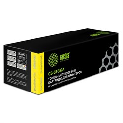 Картридж Cactus CS-CF382A CF382A, для HP LJ Pro M476dn/M476nw/M476dw, 2700 страниц, цвет жёлтый - фото 51375540