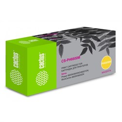 Картридж Cactus CS-PH6600М 106R02234, для Xerox Phaser6600, 6000 страниц, цвет пурпурный - фото 51375643