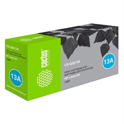 Картридж Cactus CS-Q2613A Q2613A, для HP LJ 1300, 2500 страниц, цвет чёрный - фото 51375654
