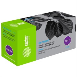 Картридж Cactus CS-TN321C TN-321C, для Brother HL-L8250CDN/MFC-L8650CDW, 1500 страниц, цвет голубой - фото 51375803