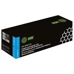 Картридж Cactus CS-W2211A W2211A, для HP M255/MFP M282/M283, 1250 страниц, цвет голубой - фото 51375837