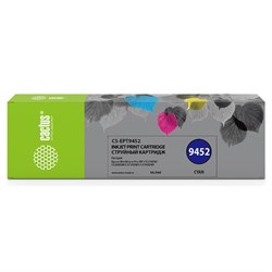 Картридж Cactus CS-EPT9452 T9452, для Epson WF-C5290DW/C5790DW, 66 мл, цвет голубой - фото 51376424