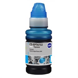 Чернила Cactus CS-EPT6732 T6732, для Epson Epson L800/L810/L850/L1800, 100мл, голубые - фото 51376916