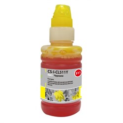 Чернила Cactus CS-I-CL511Y, для Canon Pixma MP240/MP250/MP260/MP270/MP480, 100мл, жёлтые - фото 51376992