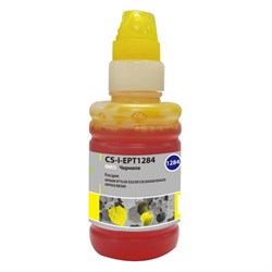 Чернила Cactus CS-I-EPT1284, для Epson St S22/SX125/SX420/SX425/Of BX305, 100мл, жёлтые - фото 51377057