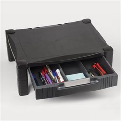 Подставка для принтера/монитора BRAUBERG, с 1 полкой и 1 ящиком, 430х340х164 мм, 510189 - фото 51377415