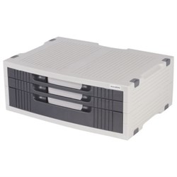 Подставка для принтера/монитора BRAUBERG, с 1 полкой и 3 ящиками, 380х275х150 мм, 510190 - фото 51377425