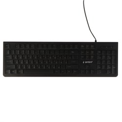 Клавиатура Gembird KB-250L, игровая, проводная, 104 клавиши, подсветка, USB, чёрная - фото 51377600