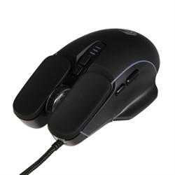 Мышь Gembird MG-820, проводная, игровая, 7 кнопок, подсветка, 3200 dpi, USB, чёрная - фото 51377645
