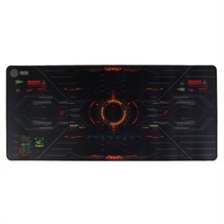Коврик для мыши Cactus Skytrek, игровой, 900х400х3 мм, черный - фото 51377685