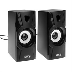 Компьютерные колонки Dialog Stride AST-10UP, 2.0, 2х5 Вт, Jack 3.5 мм, USB, LED подсветка, чёрные - фото 51377798