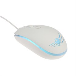 Мышь Dialog MGK-07U WHITE Gan-Kata, игровая, проводная, подсветка, 1600 dpi, USB, белая - фото 51377820