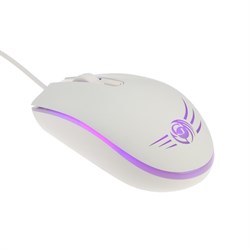 Мышь Dialog MGK-07U WHITE Gan-Kata, игровая, проводная, подсветка, 1600 dpi, USB, белая - фото 51377821