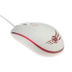 Мышь Dialog MGK-07U WHITE Gan-Kata, игровая, проводная, подсветка, 1600 dpi, USB, белая - фото 51377823