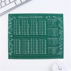 Коврик для мыши «Таблица умножения», 22 х 18 см - фото 51377934