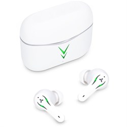 Наушники Accesstyle Tornado Gaming TWS, игровые, до 6 часов, BT 5.1, отклик 50 мс, белые - фото 51377969