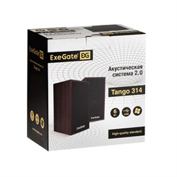 Компьютерные колонки 2.0 ExeGate Tango 314, 2х3Вт, USB, дерево - фото 51378292