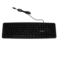 Клавиатура ExeGate LY-331, проводная, мембранная, 104 клавиши, USB, чёрная - фото 51378346