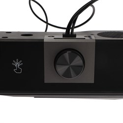 Компьютерная колонка-саундбар ExeGate Allegro 170, 2х3 Вт, USB, подсветка, чёрная - фото 51378438