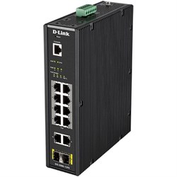 Коммутатор D-Link DIS-200G-12PS/A, управляемый, 10х10/100/1000BASE-T - фото 51378598