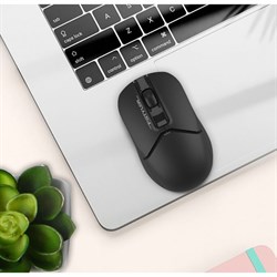 Мышь A4Tech Fstyler FB12, оптическая, беспроводная, 1200 dpi, USB, чёрный - фото 51378871
