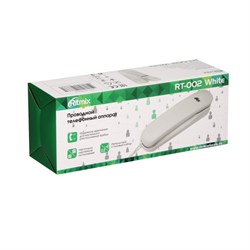 Проводной телефон Ritmix RT-002, пауза, повтор, импульсный набор, белый - фото 51378912