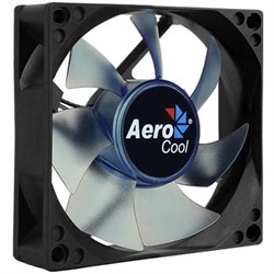 Вентилятор Aerocool Motion 8 Blue-3P, 80x80 мм, 3-pin 25dB, 90 гр, LED, Ret - фото 51379383