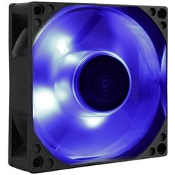 Вентилятор Aerocool Motion 8 Blue-3P, 80x80 мм, 3-pin 25dB, 90 гр, LED, Ret - фото 51379384