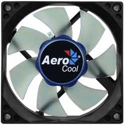 Вентилятор Aerocool Motion 8 Blue-3P, 80x80 мм, 3-pin 25dB, 90 гр, LED, Ret - фото 51379385