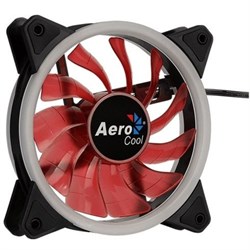 Вентилятор Aerocool Rev Red, 120x120 мм, 3-pin, 15dB, 153 гр, LED, Ret - фото 51379388