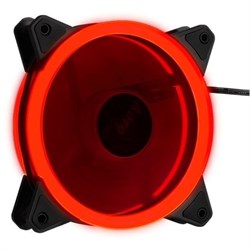 Вентилятор Aerocool Rev Red, 120x120 мм, 3-pin, 15dB, 153 гр, LED, Ret - фото 51379394