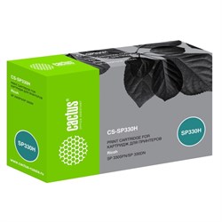Картридж Cactus CS-SP330H 408281, для Ricoh Aficio SP 330DN/330SFN/330SN, 7000 стр, чёрный - фото 51379794