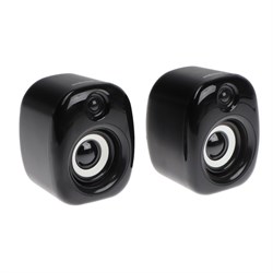 Компьютерные колонки 2.0 SmartBuy RHAPSODY, 6 Вт, USB, подсветка, чёрные - фото 51379848