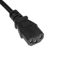 Кабель питания Exployd EX-K-1460, Schuko - C13, 2 м, чёрный - фото 51380064