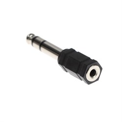 Переходник ExeGate EX-AA-3F6M, 6.3 мм (m) - 3.5 мм (f), стерео, пластик - фото 51380331