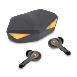 Наушники Accesstyle Wild TWS, игровые, вакуумные, 50/400мАч, отклик 60мс,подсветка,оранжевые - фото 51380446
