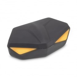 Наушники Accesstyle Wild TWS, игровые, вакуумные, 50/400мАч, отклик 60мс,подсветка,оранжевые - фото 51380447
