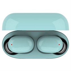 Наушники Hiper TWS Samun, вакуумные, микрофон, беспроводная зарядка, 300 мАч, IP54, синие - фото 51380583